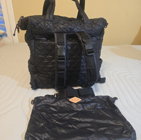 Black Metro Utility Backpack - Picture 2 of 6